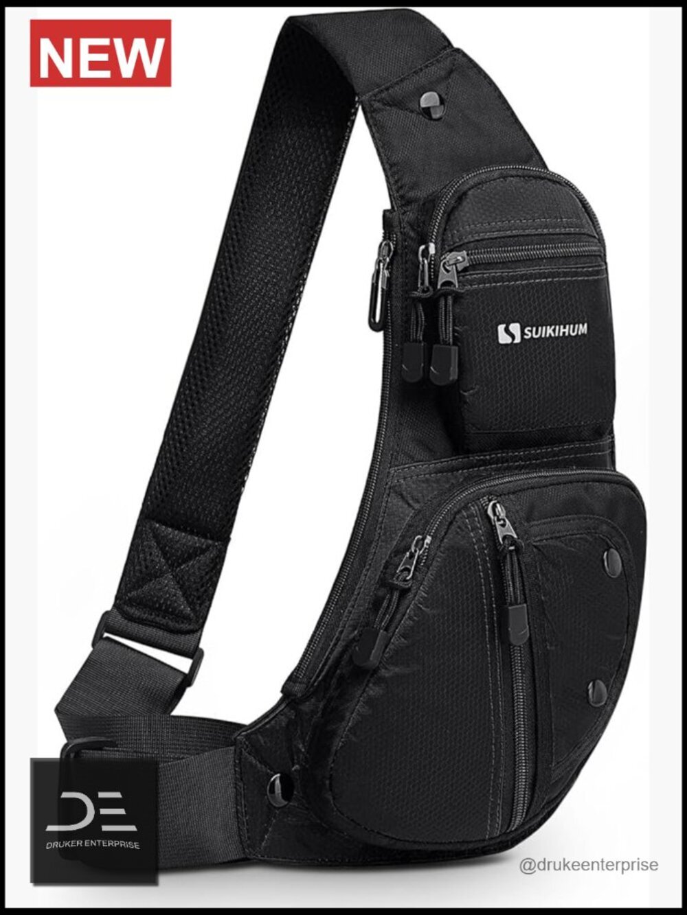 Sling Backpack Crossbody Bag Casual Chest Pack for Travel Hiking